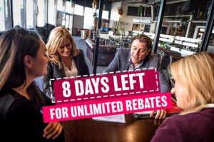 8 days left for Unlimited Rebates Sydney