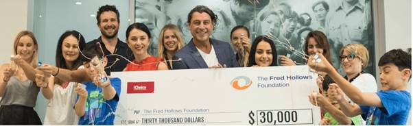 fred hollows foundation cheque